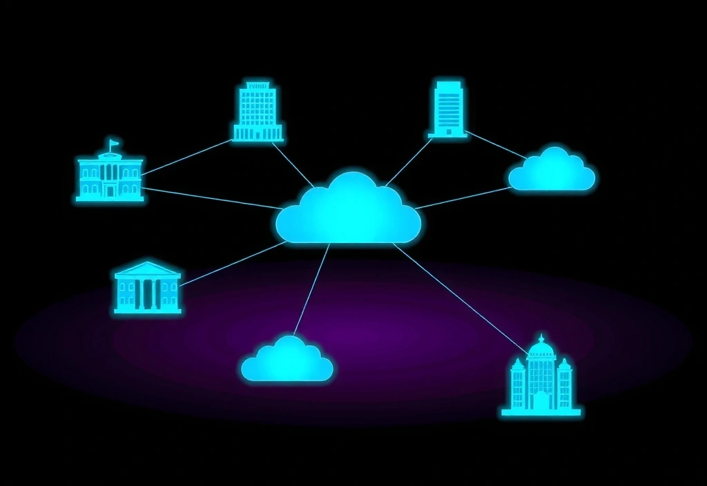 Conceptual image of growth and innovation in hospitality technology