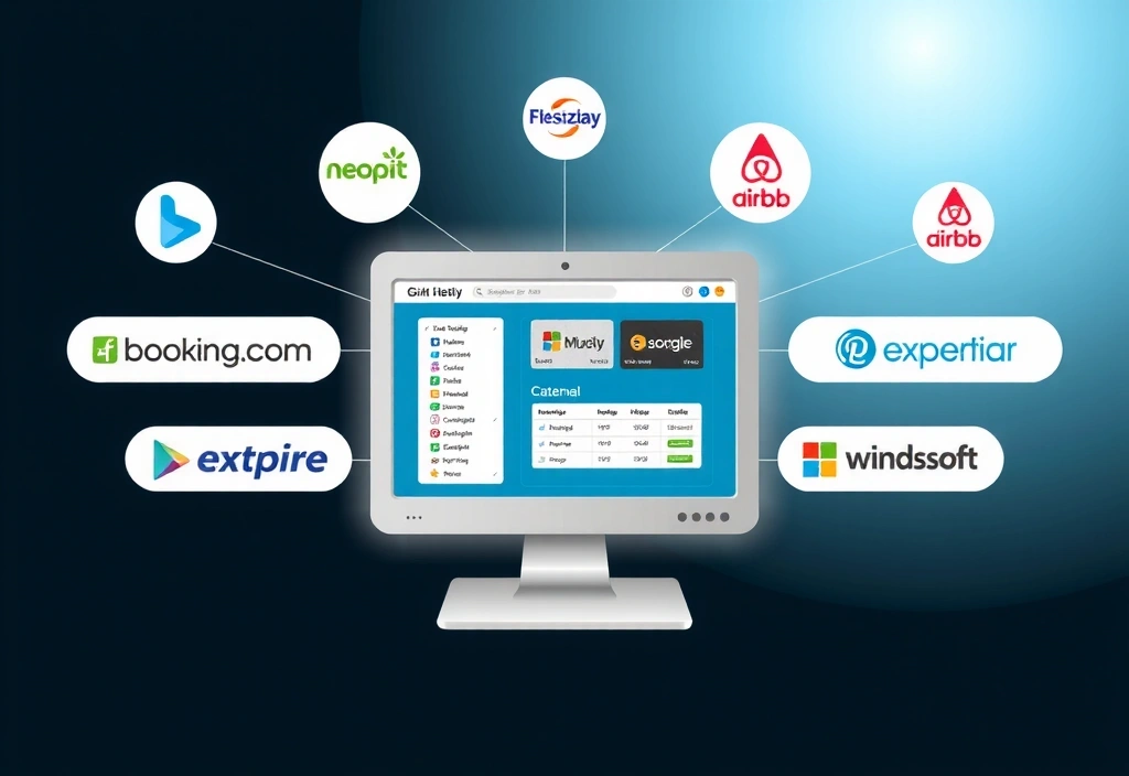 Digital distribution channels connected through a central hub