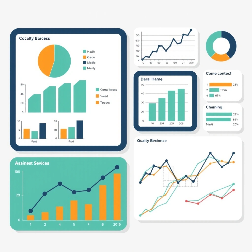 Illustration of data analytics and reports