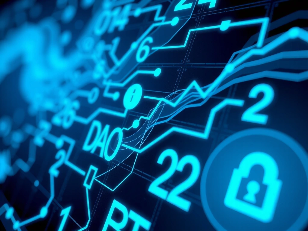 Digital data flowing securely, representing information collection